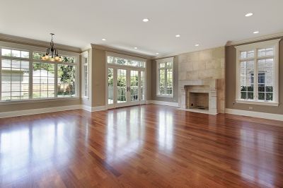 Dark Wood Laminate Floor Installation