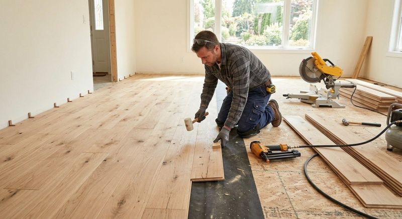 Oak Floor Installation in Austin, TX