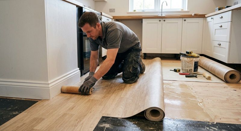 Sheet Linoleum Installation in Denver, CO