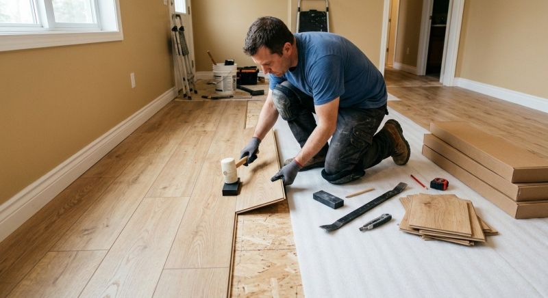 Laminate Floor Remodeling in Greensboro, NC