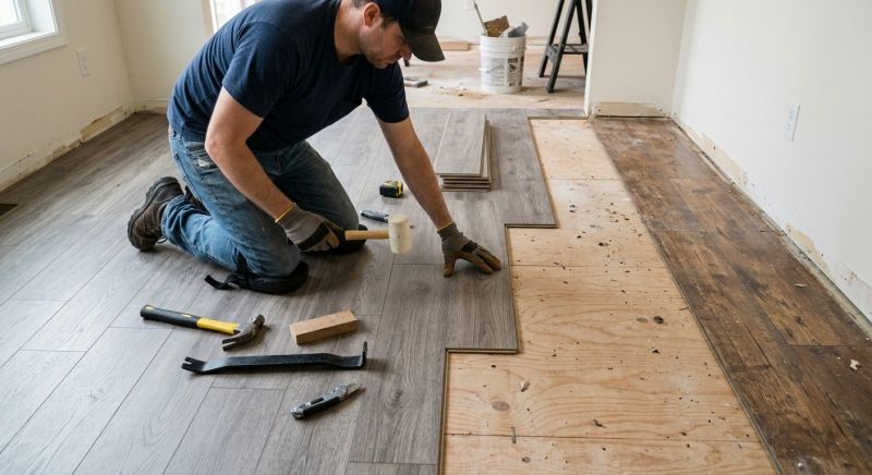Laminate Floor Replacement in Greensboro, NC